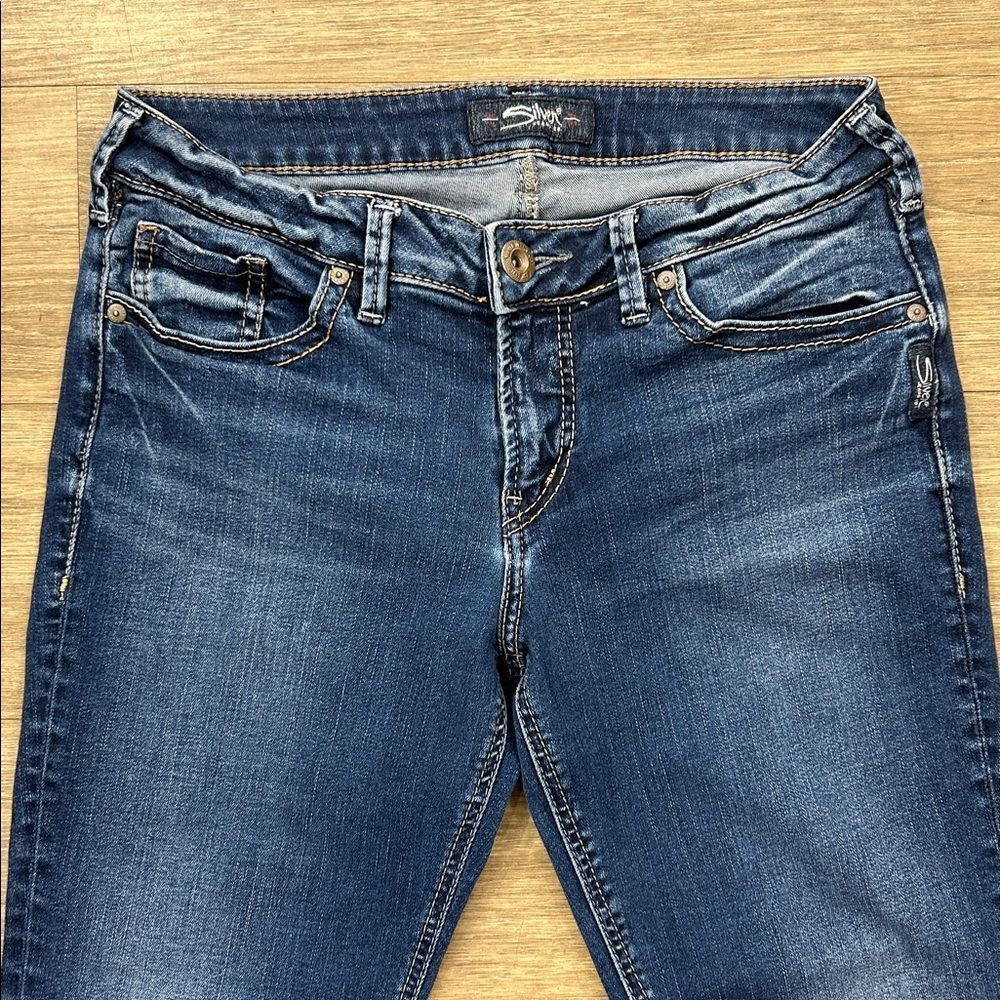 Silver Suki Skinny Crop Jeans - Picture 4 of 7